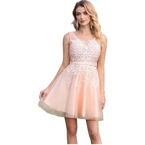 Lace & Tulle Cocktail Dress